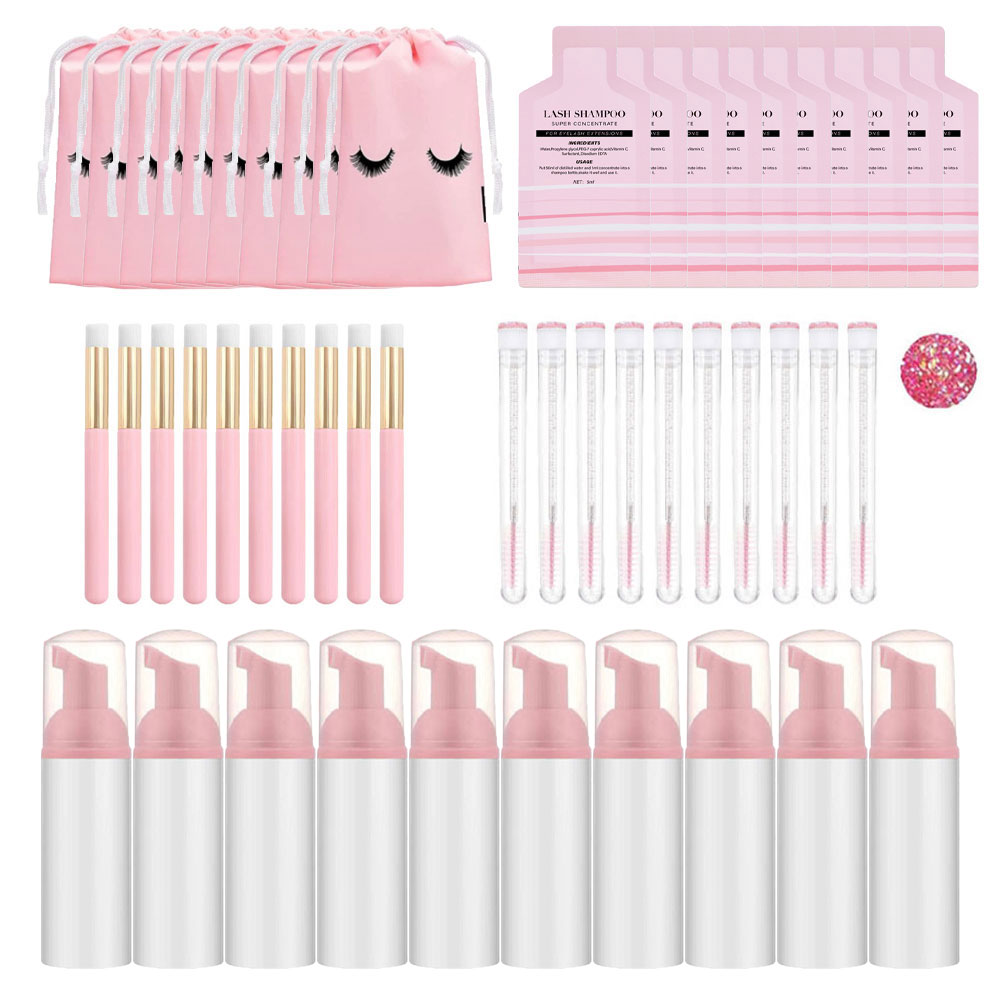 Eyelash Extension Wash Kit - Kit schiuma shampoo per estensione ciglia