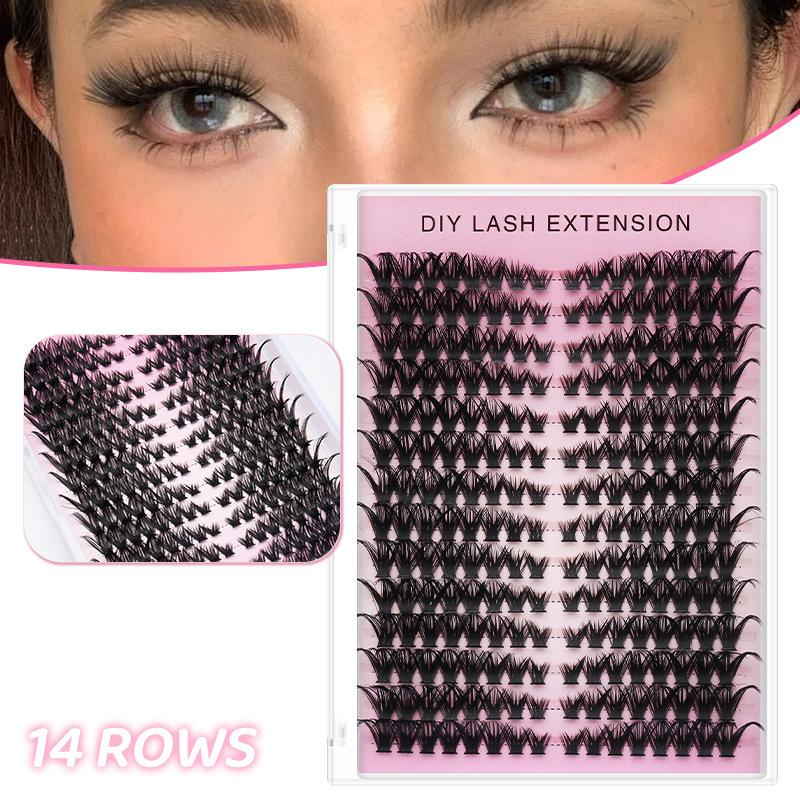 Eyelash Extension Or Extensions - 【M】14 File di Ciglia Finte a