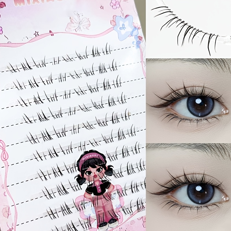 Eyelash Extension Natural - Ciglia inferiori Mixiaohe Starry Manga con