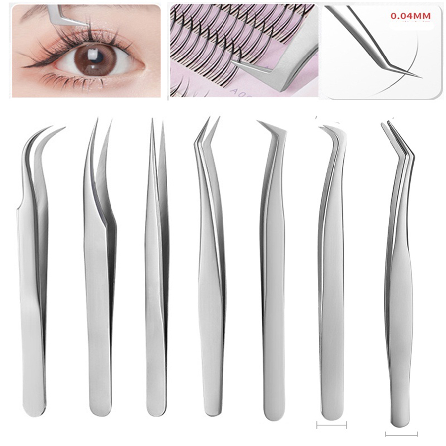Eyelash Extension Or Extensions - Pinzette per extension ciglia in acciaio