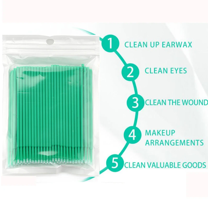 50/100PCS Micro Spazzole Usa E - Eyelash Extension Remover recensione e prezzo